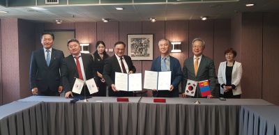 몽골 국가암센터와 MOU 체결